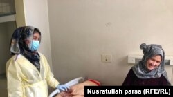 آرشیف، خانمی که به ویروس کرونا مبتلا شده بود در یکی از شفاخانه های کابل
