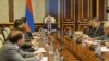 Armenian President Serzh Sarkisian met senior officials in Yerevan on June 27 before announcing his latest proposal to defuse protests sparked by planned utility rate hikes. 