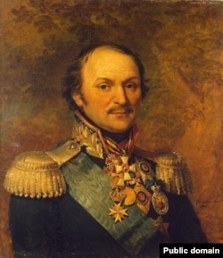 Генерал Матвей Платов, атаман казачьего Войска Донского. Портрет работы Джорджа Доу