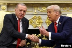 Реджеп Тайип Эрдоган и Дональд Трамп