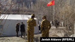 На границе Кыргызстана и Таджикистана. Иллюстративное фото.