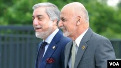 محمد اشرف غنی و عبدالله عبدالله 