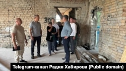 Радий Хабиров в городе Красный Луч. Август 2025 года