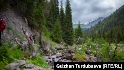 Чүй облусундагы тоолордун биринде тартылган сүрөт.