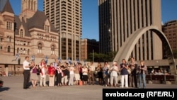 Акцыя салідарнасьці з палітвязьнямі, ліпень 2011, Таронта