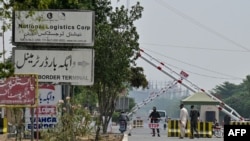 بندر واگه در مرز میان هند و پاکستان (تصویر آرشیف)