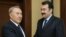 Нурсултан Назарбаев и Карим Масимов. Астана, 10 января 2007 года. 
