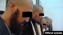 Қазақстан ұлттық қауіпсіздік комитеті (ҰҚК) "террор жасауға дайындалды" деп ұстаған адамдар. Фото ҰҚК сайтынан алынды.  