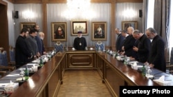 Կադր «Շողակաթ» հեռուստաընկերության ռեպորտաժից, Մայր Աթոռ Սուրբ Էջմիածին, 28-ը նոյեմբերի, 2025թ.