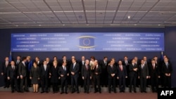 Керівники країн ЄС на саміті у Брюсселі, 20 березня 2014 року
