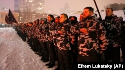 Присяга «Національних дружин» в Києві, 28 січня 2018 року 