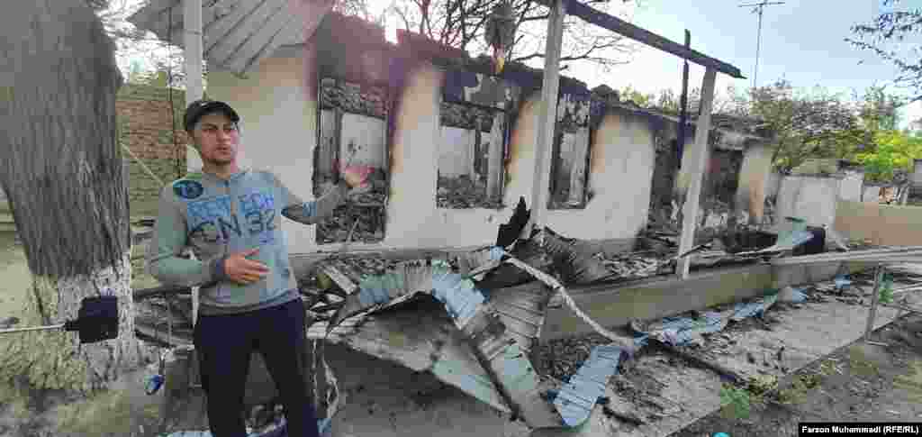 Исфара районундагы Чорку айыл өкмөтүнүн Сомониён айылы, 2-май, 2021-жыл.