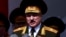 BELARUS -- Belarusian President Alyaksandr Lukashenka gives a speech during a military parade to mark the 75th anniversary of the Soviet Union's victory over Nazi Germany in WWII, Minsk, May 9, 2020