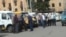 Водители всех внутригородских маршруток Ванадзора проводят забастовку, 23 мая 2019 г.