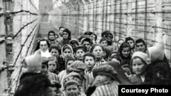 Фотография из музея о Холокосте в Польше. 