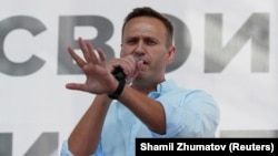 Российский оппозиционер Алексей Навальный.