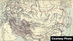 Алтын Урданы күрсәткән харита