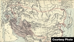 Алтын Урда харитасы. XIII гасыр