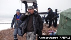 Режиссер сериала «Казах ели» Рустем Абдрашев на съемочной площадке. Алматинская область, 4 ноября 2015 года.