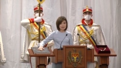 Maia Sandu Takes Oath Of Office As New Moldovan President