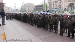 Мітингувальники пішли з КМДА