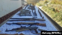 افغانستان - ضبط اسلحۀ غیرقانونی در سال ۲۰۱۷ (عکس آرشیف) 