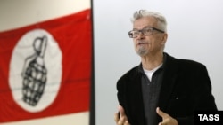 Российский политик Эдуард Лимонов. Москва, 30 апреля 2014 года.