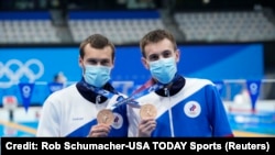 Александр Бондарь и Виктор Минибаев на Олимпиаде в Токио