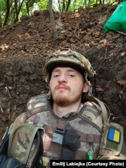 Беларускі добраахвотнік Эмілій Лабейка