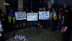 Демонстранти в Грузії провели мітинг на підтримку України під українським посольством у Тбілісі – відео