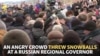 Crowd Confronts Russian Governor After Children Fall Ill