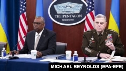 ABŞ-nyň Goranmak sekretary Lloýd Austin we Baş harby ştabyň ýolbaşçysy general Mark Milleý 
