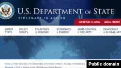United States-- State Department's annual human rights survey published.