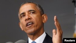 Обама 28-майда Нью-Йорктогу Вест Пойнт аскер академиясынын бүтүрүүчүлөрүнүн алдында сүйлөдү.