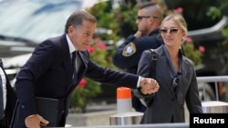 Հանթեր Բայդենը ժամանում է Վիլմինգթոնի դատարան, Դելավերի նահանգ, 3 հունիսի, 2024թ.