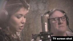 Гульнара Каримова записывает песню с Жераром Депардье 