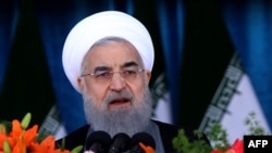 Эрон президенти Ҳасан Руҳоний.
