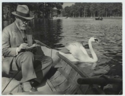 Анры Маціс зь лебядзем