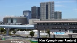 Предварительный просмотр Олимпийских игр 2020 года в Токио - Городской спортивный парк Ариаке, Токио, Япония - 18 июля 2021 г.  