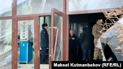 Жүрөк хирургиясы жана органдарды трансплантациялоо илимий-изилдөө институту. Кырсык болгон күндүн эртеси тартылган сүрөт.