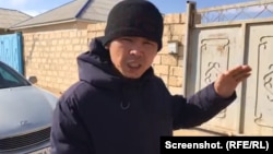 Активист из Жанаозена Ержан Елшибаев. Мангистауская область, 3 марта 2019 года.
