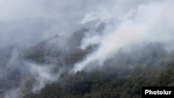 Հրդեհը Խոսրովի անտառում, 14-ը օգոստոսի, 2017թ․