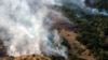 Armenia - A wildfire in the Khosrov Forest State Reserve, 14Aug2017.