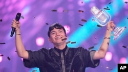 Победитель конкурса "Евровидение-2025" певец JJ 