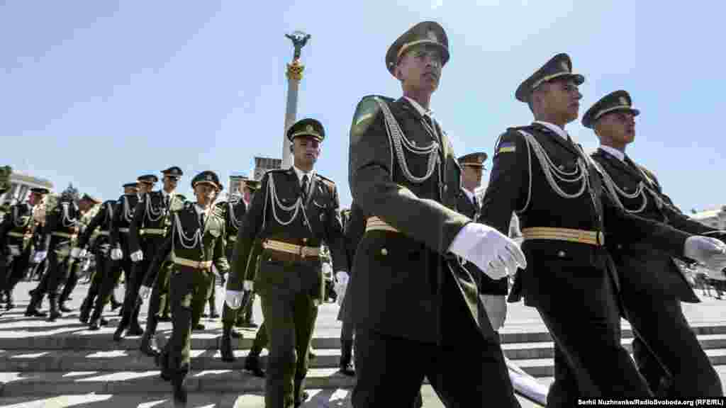 В акції взяли участь військові окремого полку президента України