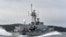 Корвет шведских королевских ВМС "Стокгольм" патрулирует участок побережья страны