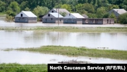 Так выглядела Левокумка около года назад