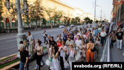 Акцыя маўклівага пратэсту ў Менску