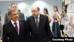 Рөстәм Миңнеханов һәм Рәдиф Җамалетдинов 