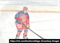 7-річна Катерина Кравцова знає, що Путін любить грати в хокей